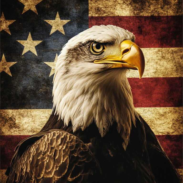 bald-eagle-with-star-background
